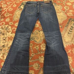 Rock & Roll Cowgirl Dark Blue Flare Jeans